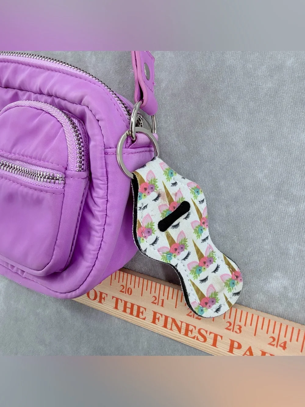 Girls wild fable Lilac Compact Crossbody Bag with Dual Front Pockets